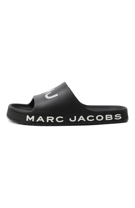 Детские шлепанцы MARC JACOBS (THE) черного цвета, арт. W60407 | Фото 2 (Материал сплава: Проставлено; Нос: Не проставлено)