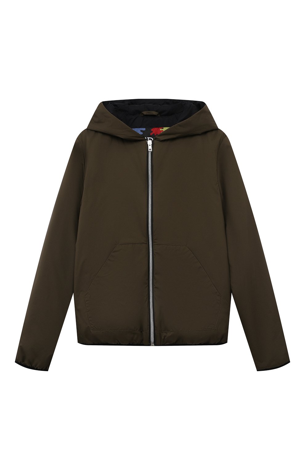 Ветровка HERNO хаки цвета по цене 34850 руб., арт. GI000010X/12456/10A-14A, фото 1 Ветровка HERNO, арт. GI000010X/12456/10A-14A, фото 1