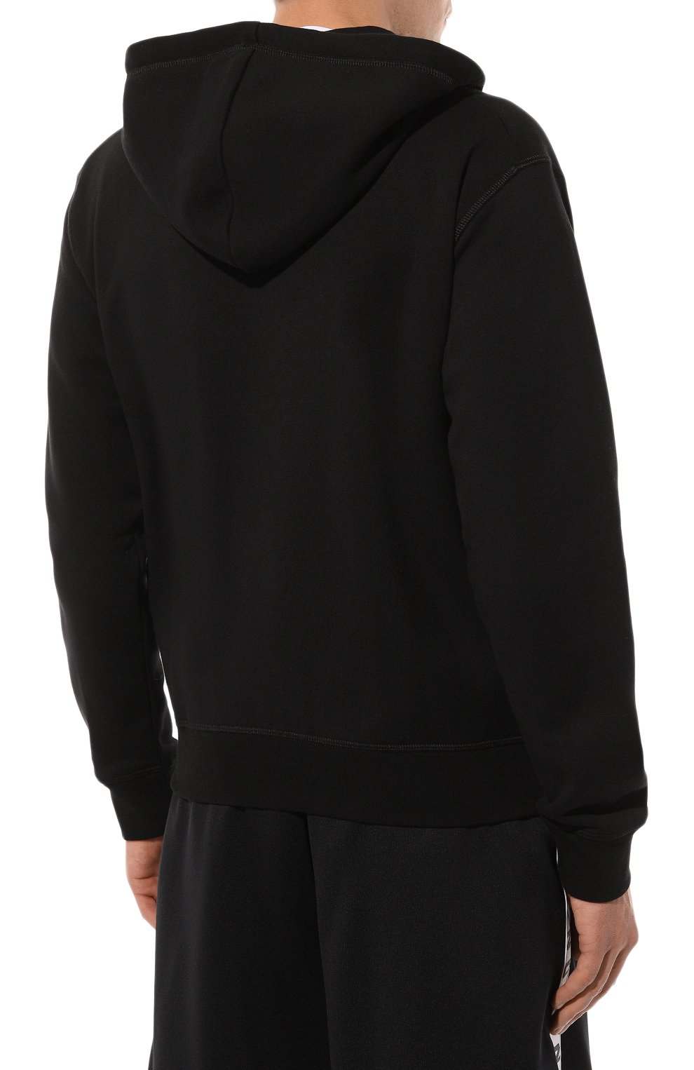 Хлопковая толстовка DSQUARED2 черного цвета по цене 65450 руб., арт. S79HG0012/S25516, фото 4 Хлопковая толстовка DSQUARED2, арт. S79HG0012/S25516, фото 4