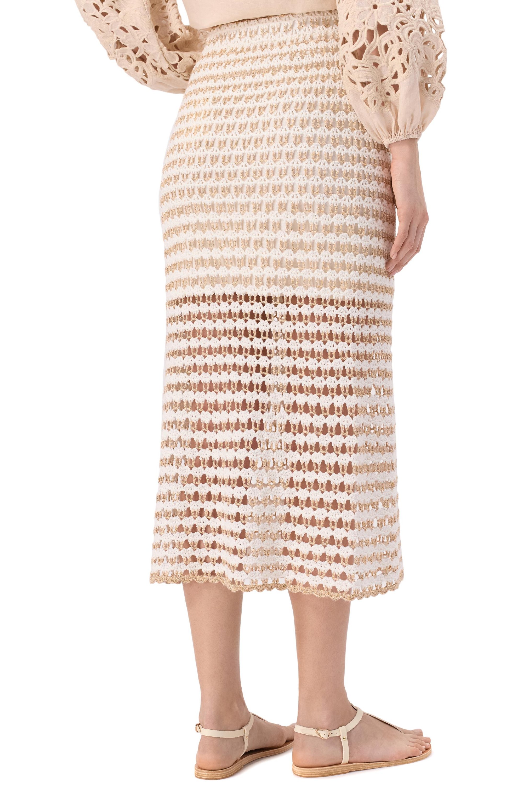 Хлопковая юбка ZIMMERMANN, арт. 1873SRS253, фото 4