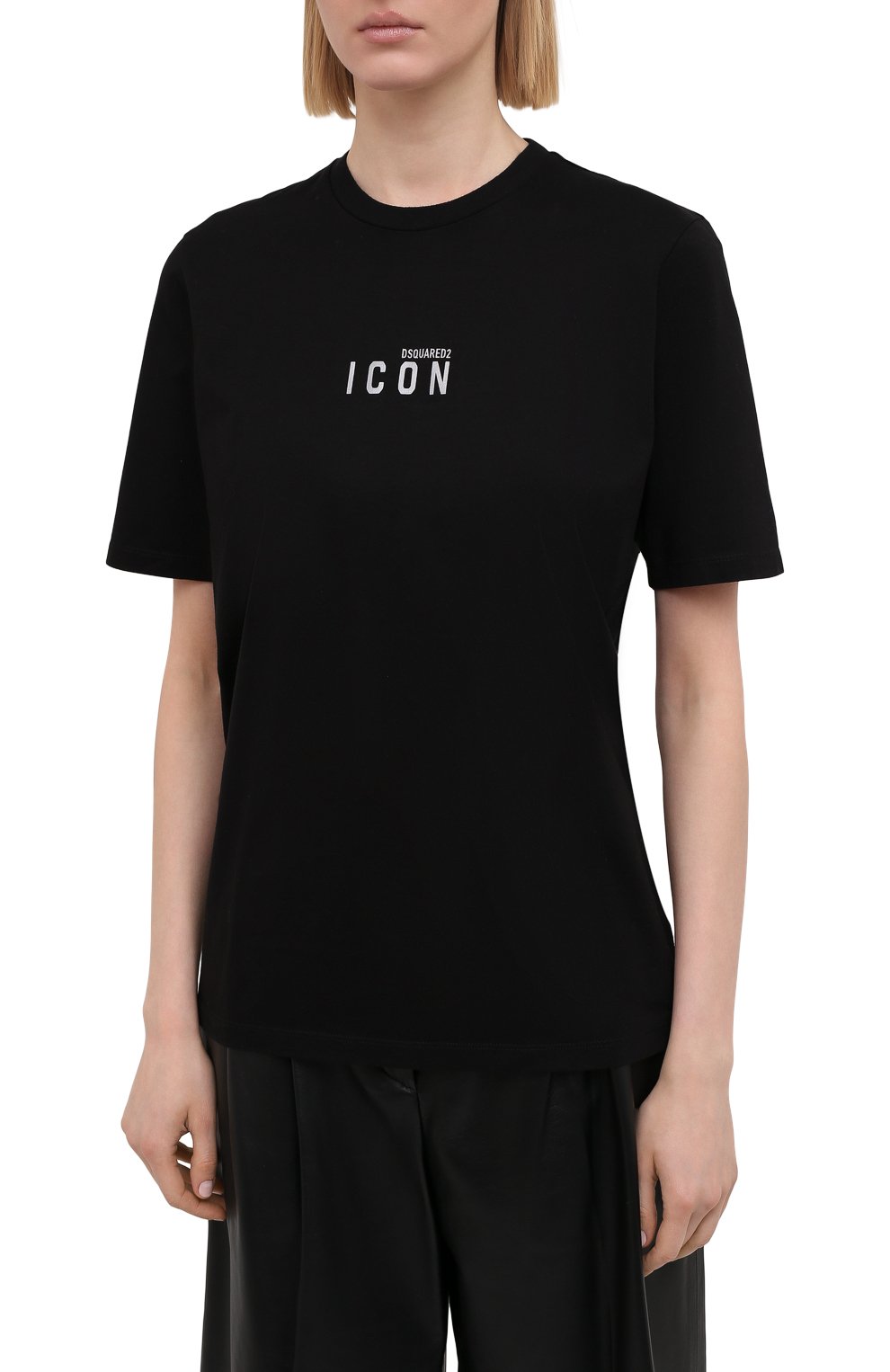 Хлопковая футболка DSQUARED2, арт. S80GC0022/S23009, фото 3