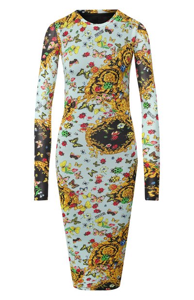 Женское платье с принтом VERSACE JEANS COUTURE, арт. D2HUA448-UDP938/S0529
