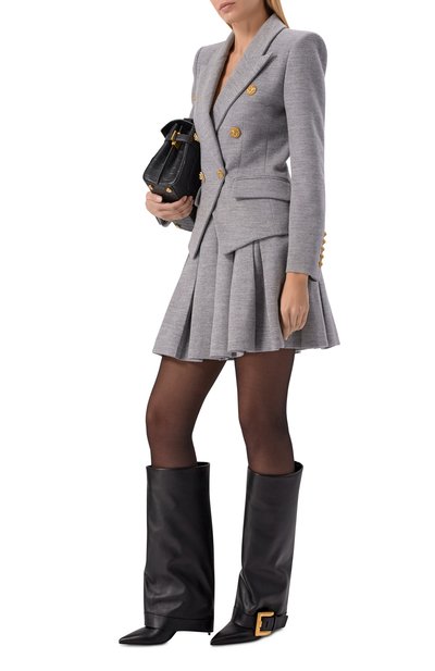 Кожаные сапоги anthem 75 BALMAIN, арт. FN1TA143/LVIT, фото 3