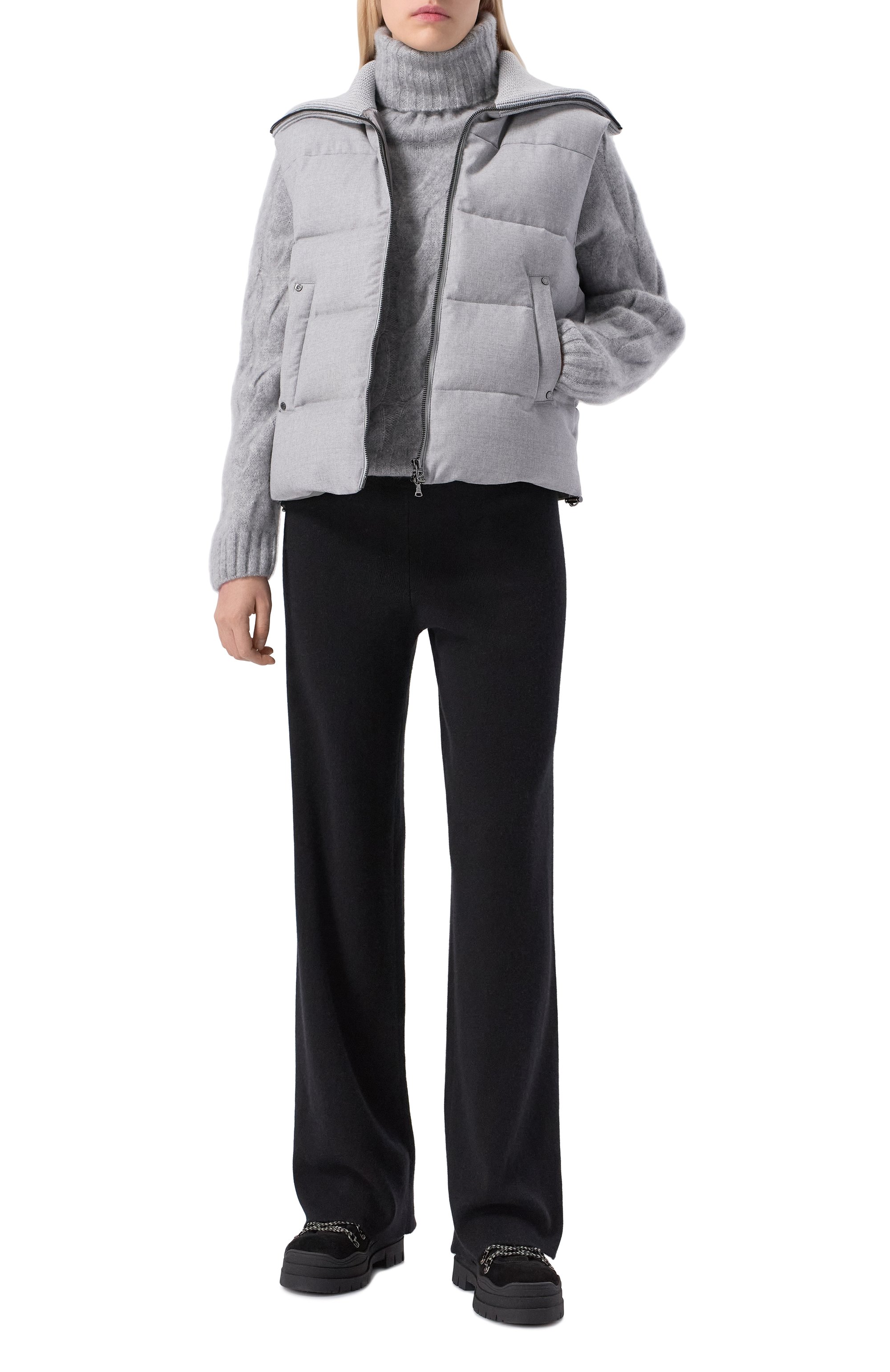 Свитер из кашемира и шелка ALLUDE, арт. 255/77003, фото 2