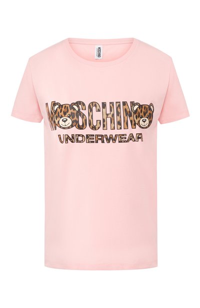 Женская хлопковая футболка MOSCHINO, арт. A1913/9003