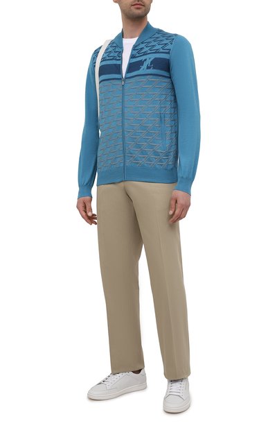 Кардиган из шелка и хлопка ZILLI, арт. MBV-BL145-VACH1/ML01, фото 2