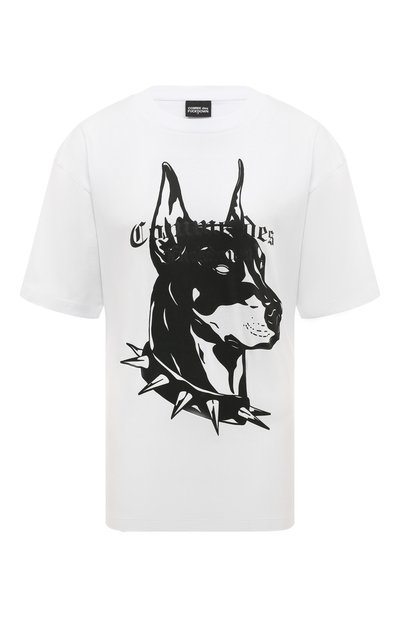 Женская хлопковая футболка COMME DES FUCKDOWN, арт. CFABW00133