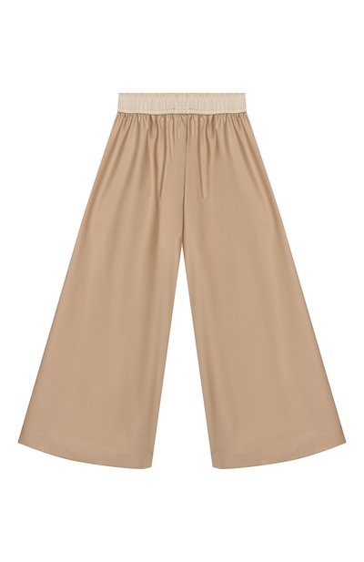 Хлопковые брюки UNLABEL бежевого цвета по цене 14600 руб., арт. CASSIA-2/08-IN001-A/8A-10A, фото 2 Хлопковые брюки UNLABEL, арт. CASSIA-2/08-IN001-A/8A-10A, фото 2