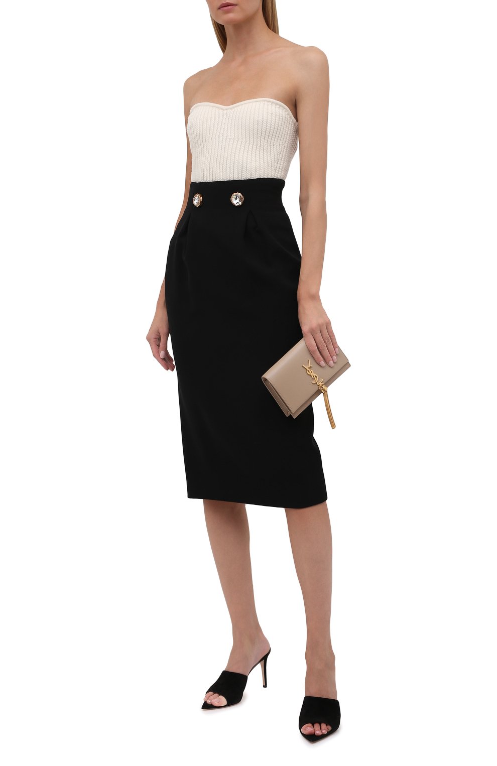 Шелковая юбка VERSACE, арт. 1001228/1A00995, фото 2