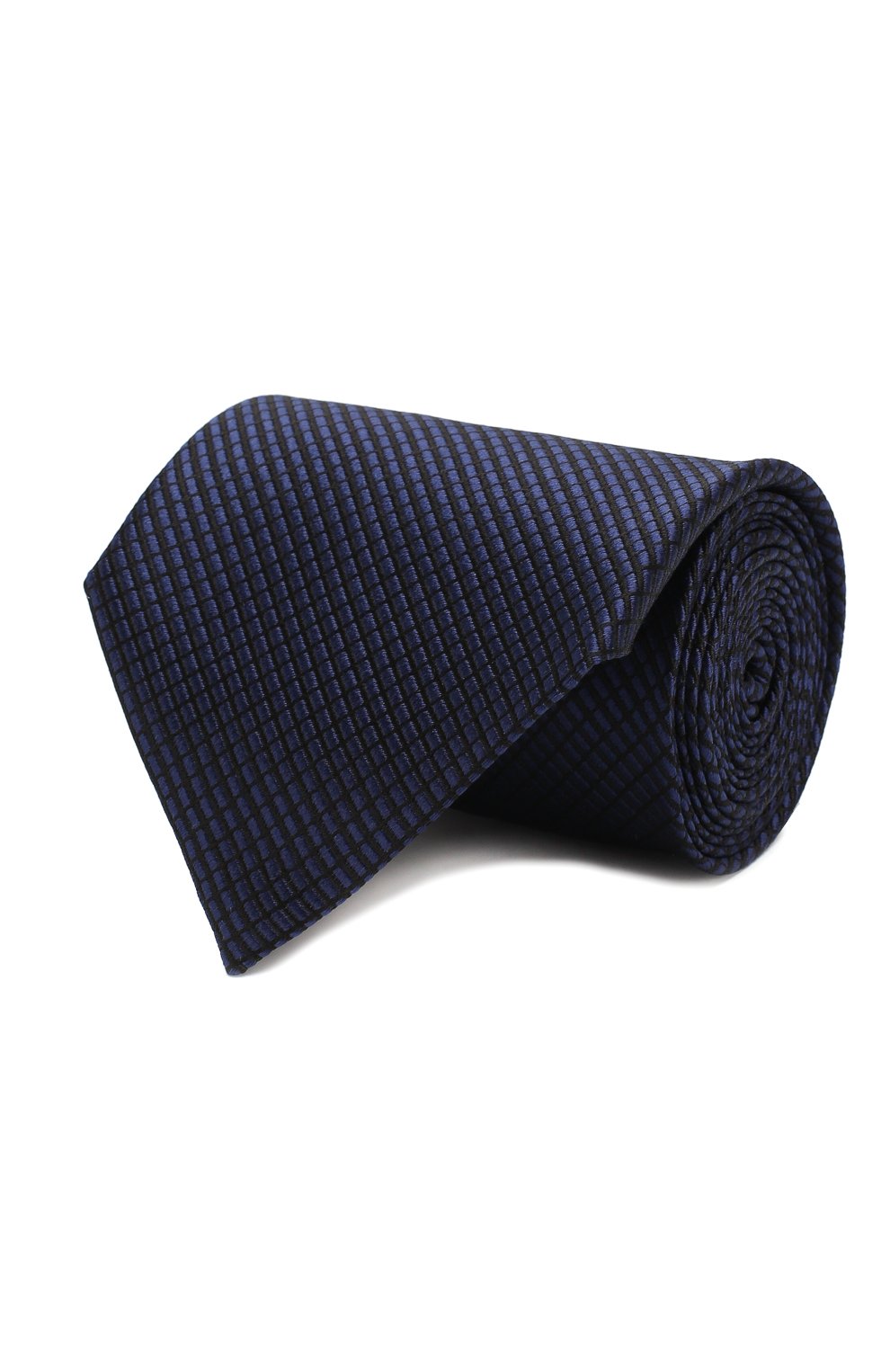 Шелковый галстук ZEGNA темно-синего цвета по цене 23700 руб., арт. Z6E07/1XW, фото 1 Шелковый галстук ZEGNA, арт. Z6E07/1XW, фото 1