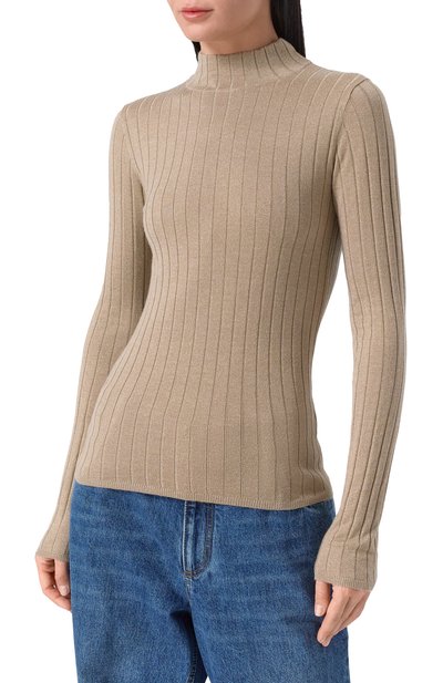 Водолазка из кашемира и шелка BRUNELLO CUCINELLI, арт. M41862204, фото 3