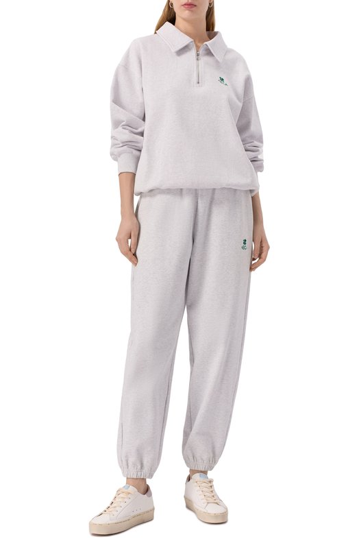 Хлопковый свитшот AECA WHITE AWCMFWBDTSSSO002C0.LIGHT GREY (S) Серый  AWCMFWBDTSSSO002C0.LIGHT GREY (S) Фото 2