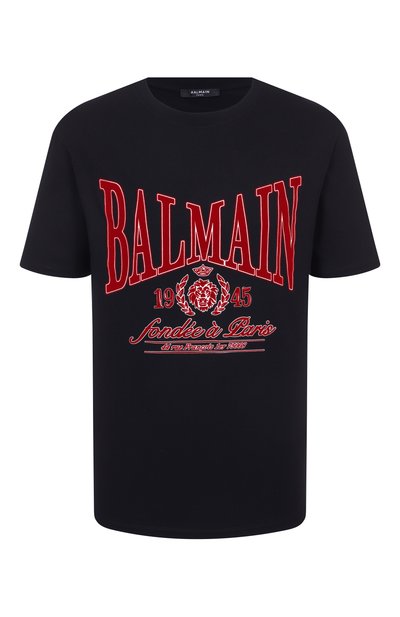 Мужская хлопковая футболка BALMAIN, арт. FH0EG000/GF25
