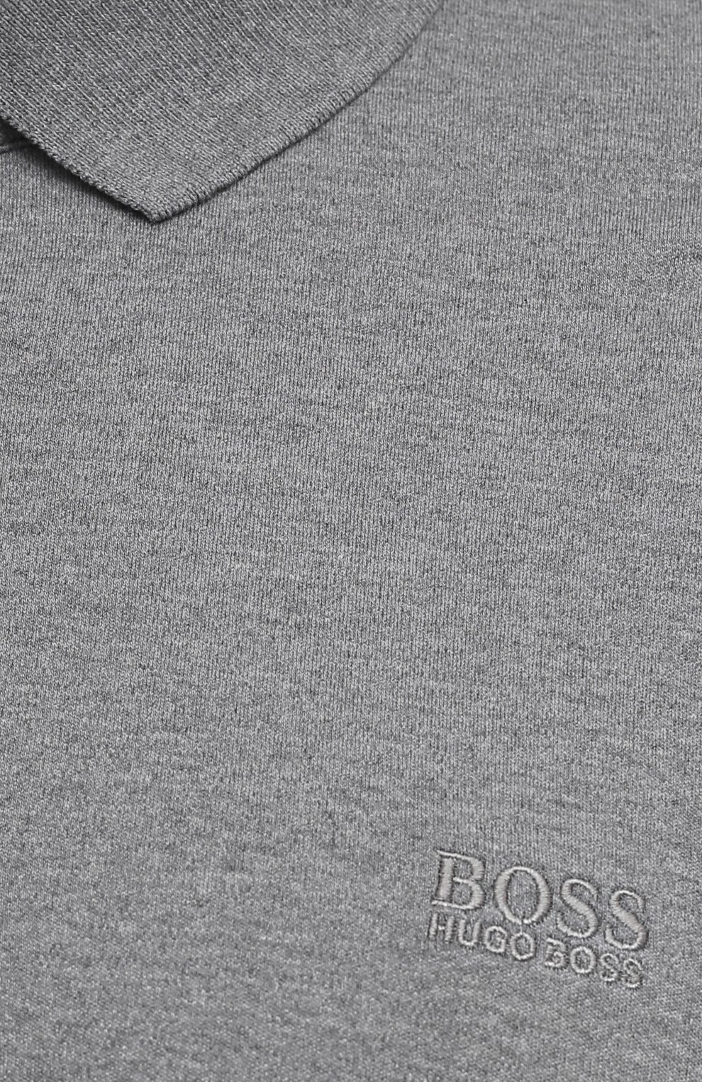 Хлопковое поло BOSS серого цвета по цене 12400 руб., арт. 50391826, фото 5 Хлопковое поло BOSS, арт. 50391826, фото 5