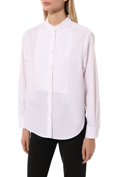Хлопковая рубашка EMPORIO ARMANI белого цвета по цене 47500 руб., арт. 8N2C69/2N8YZ, фото 3 Хлопковая рубашка EMPORIO ARMANI, арт. 8N2C69/2N8YZ, фото 3