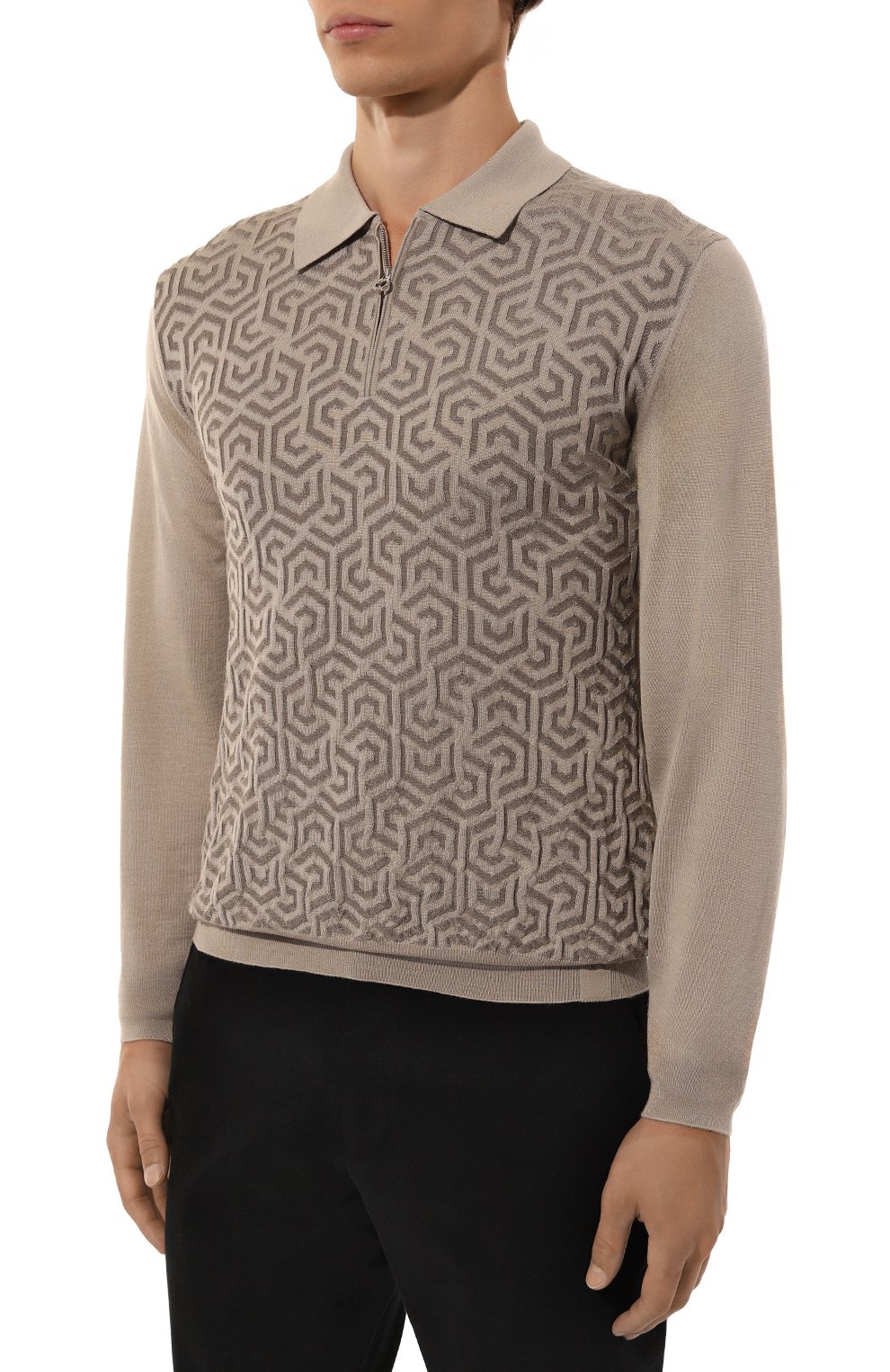 Поло из шерсти и шелка STEFANO RICCI, арт. KE08009P30/E24370, фото 3