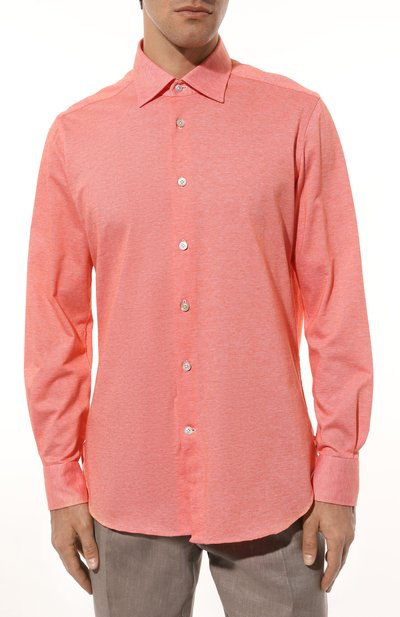 Хлопковая рубашка KITON, арт. UCIH06923, фото 3