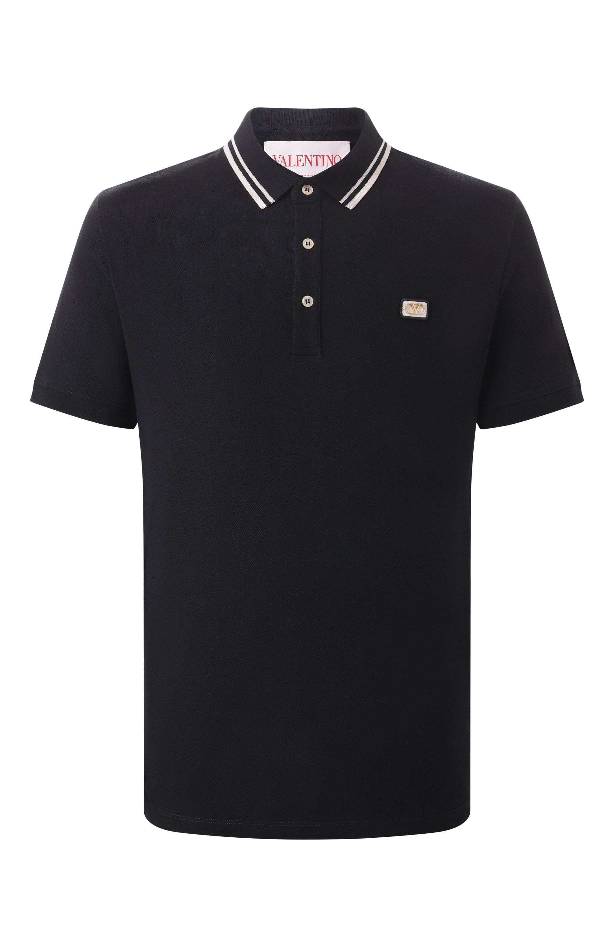 Хлопковое поло VALENTINO, арт. 6V3MH01KAQK, фото 1