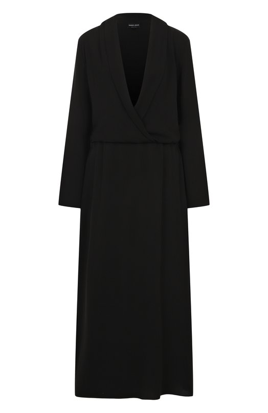 Шелковое платье Giorgio Armani GW001584/AF20134 Чёрный GW001584/AF20134