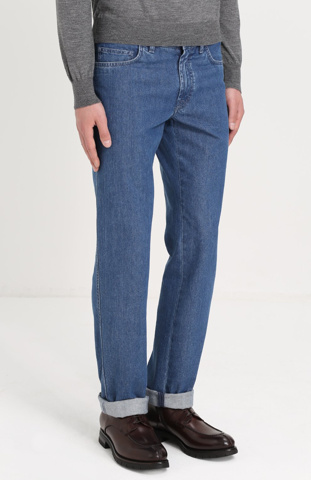 Джинсы свободного кроя BRIONI, арт. SPL2/PZD02/STELVI0, фото 3