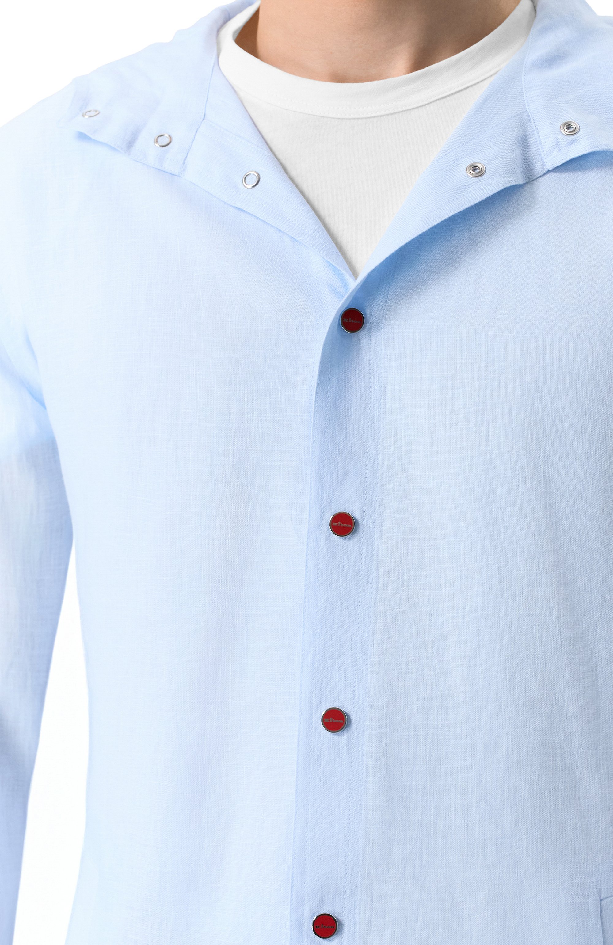 Льняная рубашка KITON, арт. UMCMARH0970102, фото 5