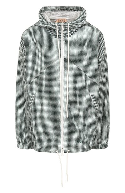 Женская ветровка из хлопка и вискозы N21, арт. 0012/1016