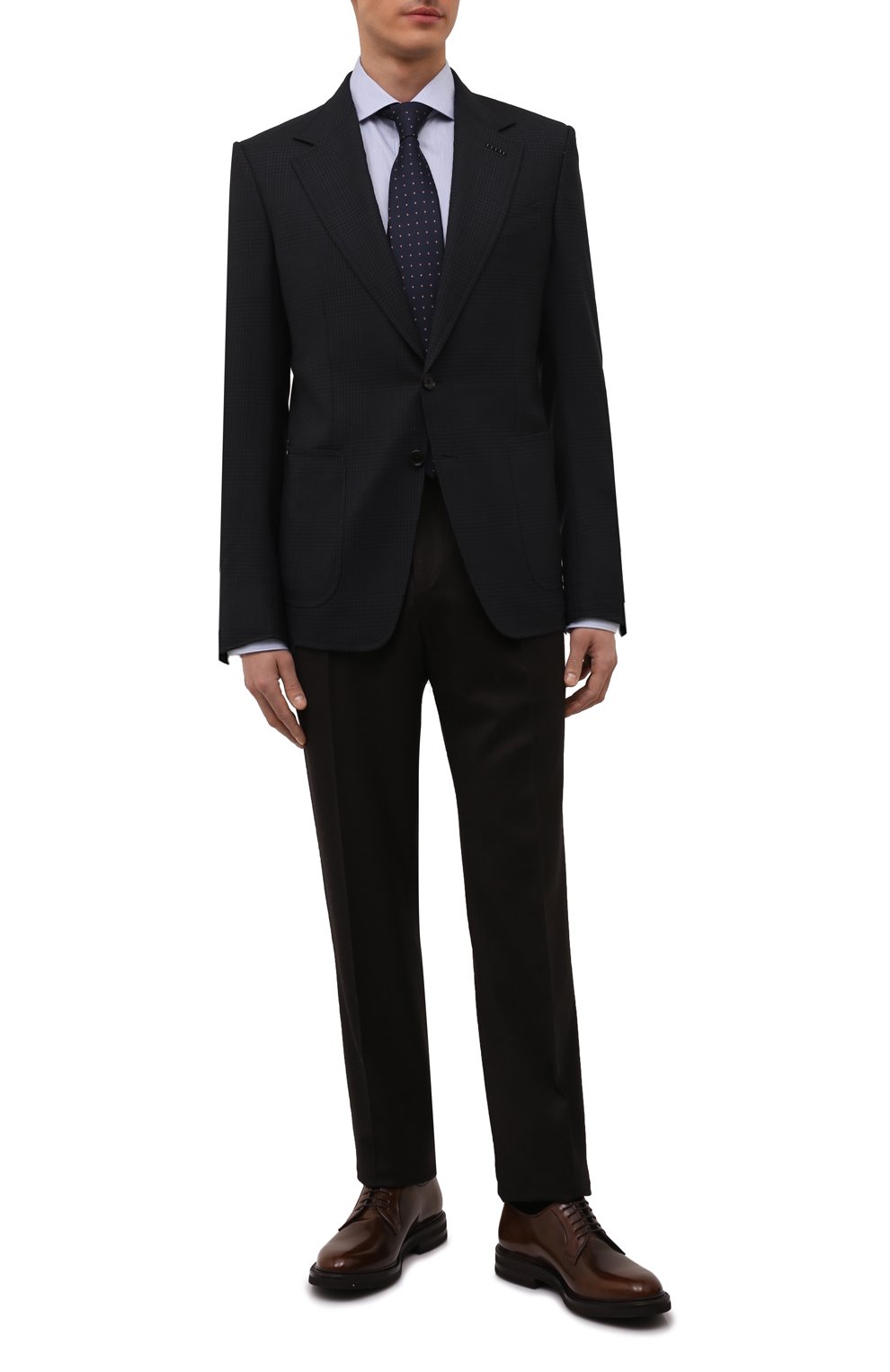 Кожаные дерби BRUNELLO CUCINELLI, арт. MZUCH0K971, фото 2