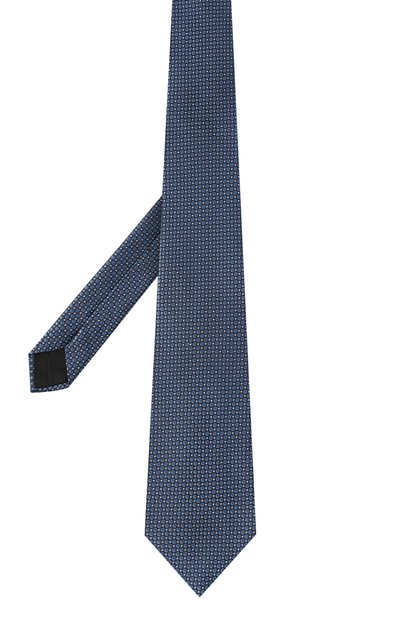 Шелковый галстук LANVIN темно-синего цвета по цене 15000 руб., арт. 2109/TIE, фото 3 Шелковый галстук LANVIN, арт. 2109/TIE, фото 3