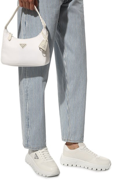 Кожаные кроссовки PRADA, арт. 1E804M-3LKI-F0009-045, фото 3