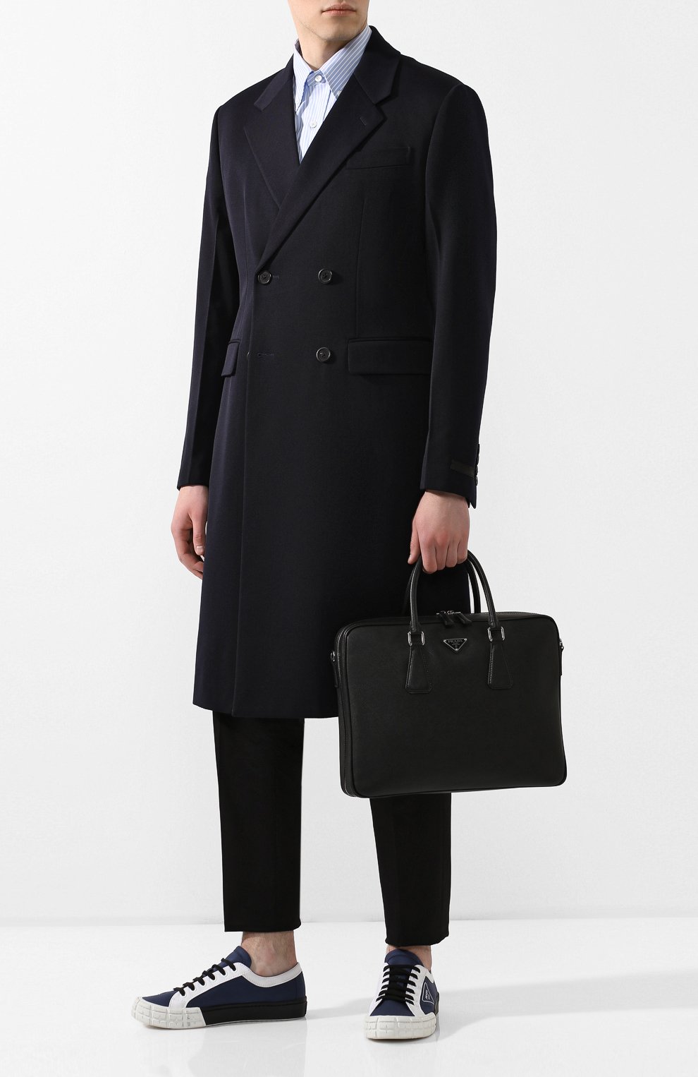 Кожаная сумка для ноутбука PRADA, арт. 2VE011-9Z2-F0002-OOO, фото 2