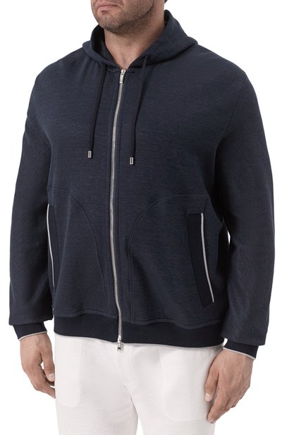 Толстовка изо льна и хлопка CORTIGIANI, арт. 2A4611, фото 3