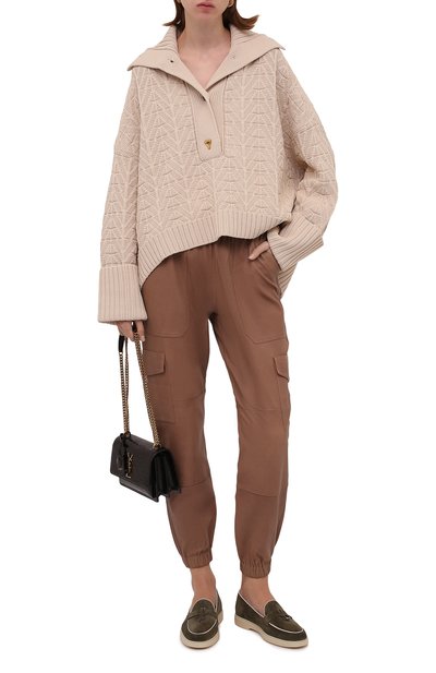 Кожаные джоггеры SPRWMN, арт. BTM-009-L/ARMY PANT J0GGER, фото 2