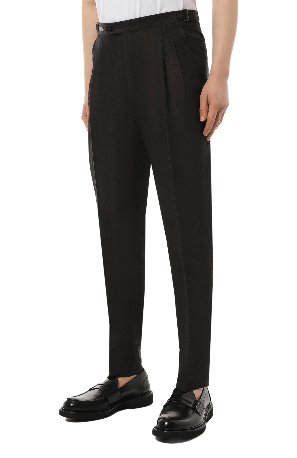 Брюки изо льна и шелка CORNELIANI, арт. 934L21-9314102, фото 3