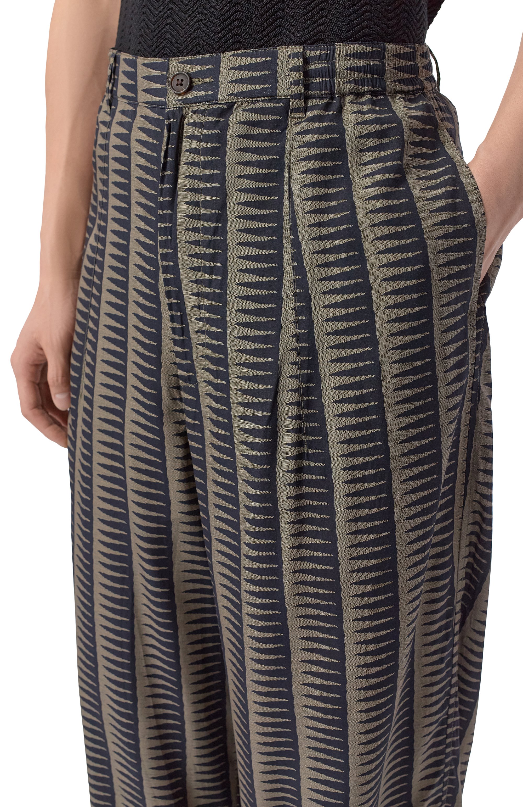 Джоггеры из лиоцелла и вискозы EMPORIO ARMANI, арт. EM005490/AF14214, фото 5