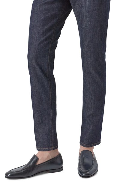 Кожаные лоферы carlos SANTONI, арт. MCNG18000SA4BSLFN01, фото 3