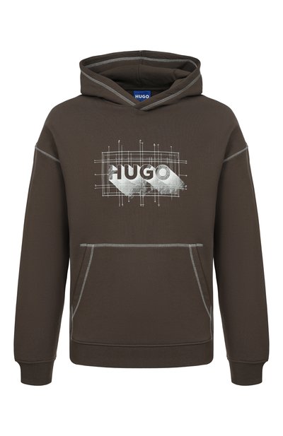 Мужской хлопковое худи HUGO BLUE, арт. 50553506