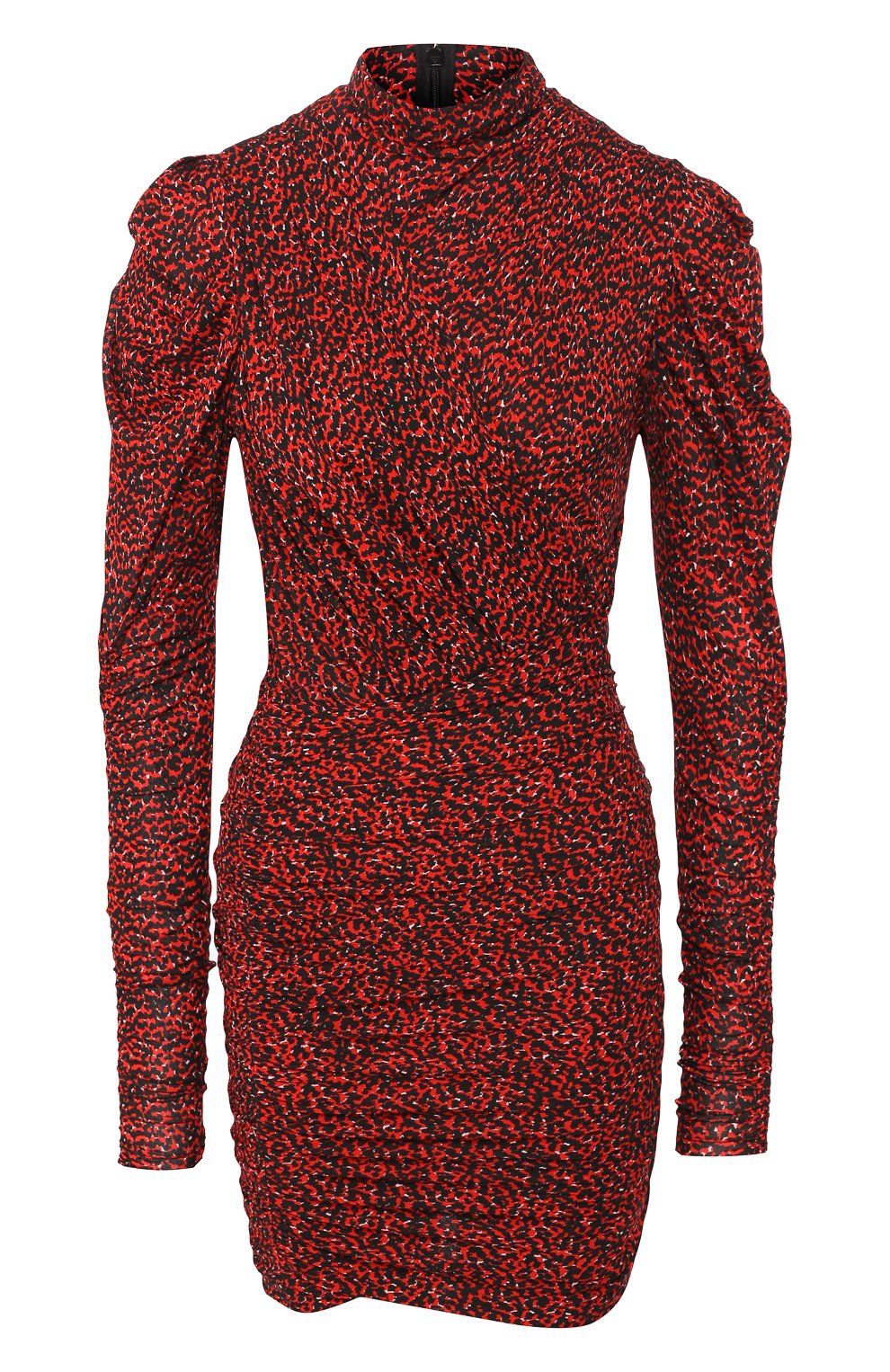 Платье из вискозы ISABEL MARANT красного цвета по цене 59500 руб., арт. R01496-19A026I/JIS0LA, фото 1 Платье из вискозы ISABEL MARANT, арт. R01496-19A026I/JIS0LA, фото 1