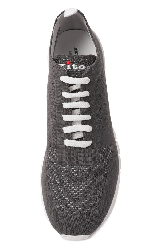 Текстильные кроссовки Kiton USSFITSN0115204 Серый  USSFITSN0115204 Фото 5