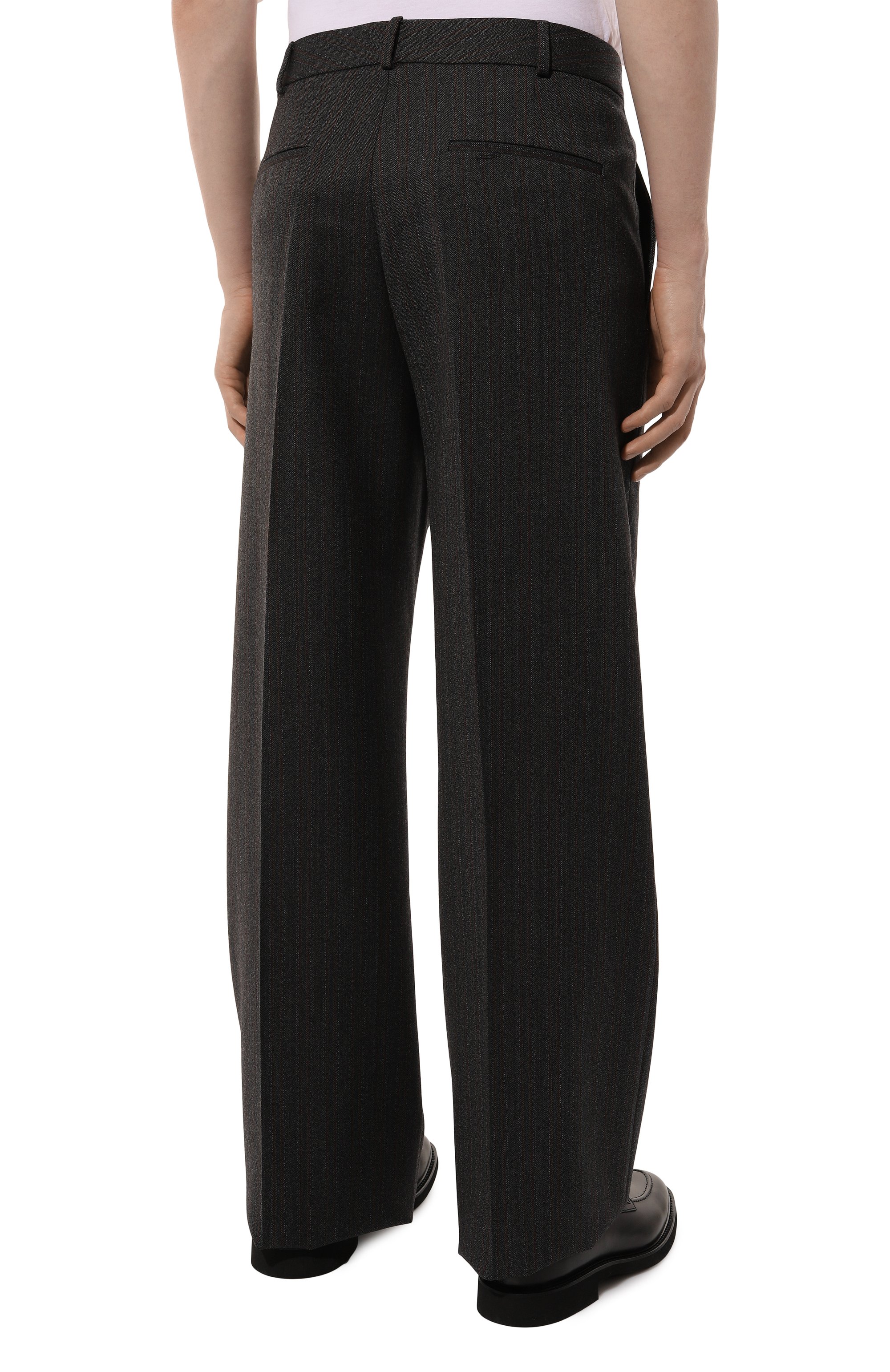 Шерстяные брюки VALENTINO, арт. 5V3RBL50A7S, фото 4