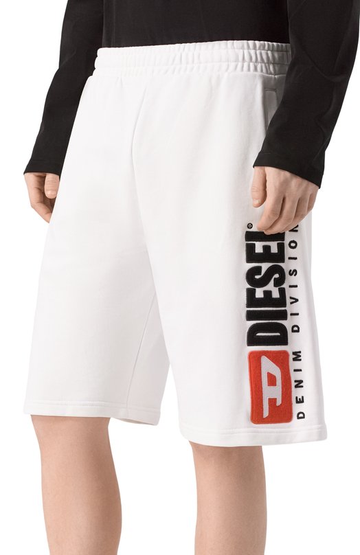 Хлопковые шорты Diesel A20027/0GEAD Белый  A20027/0GEAD Фото 3