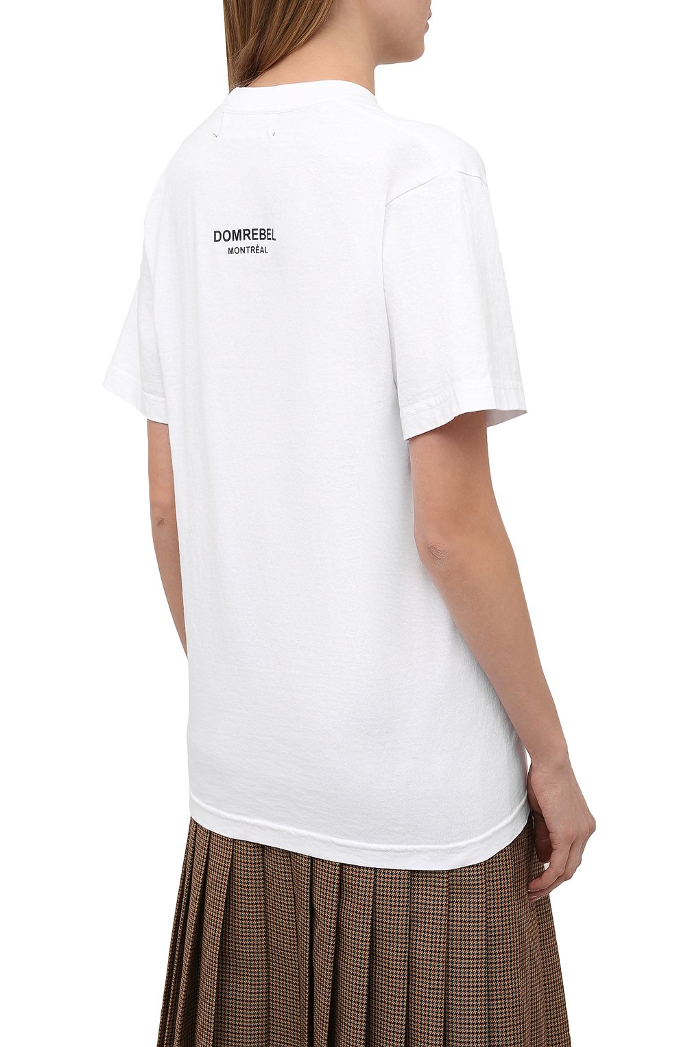 Хлопковая футболка DOMREBEL, арт. PSYCH0/B0X T-SHIRT/W, фото 4