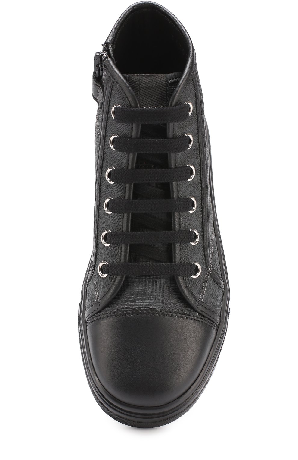 Высокие кеды с принтом GUCCI, арт. 313057/KLQ30, фото 4