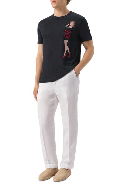 Льняная футболка MC2 SAINT BARTH, арт. STBM ECSTASEA/02886H, фото 2