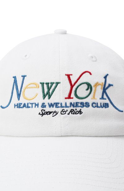 Хлопковая бейсболка SPORTY AND RICH, арт. AC040622034WH57, фото 4