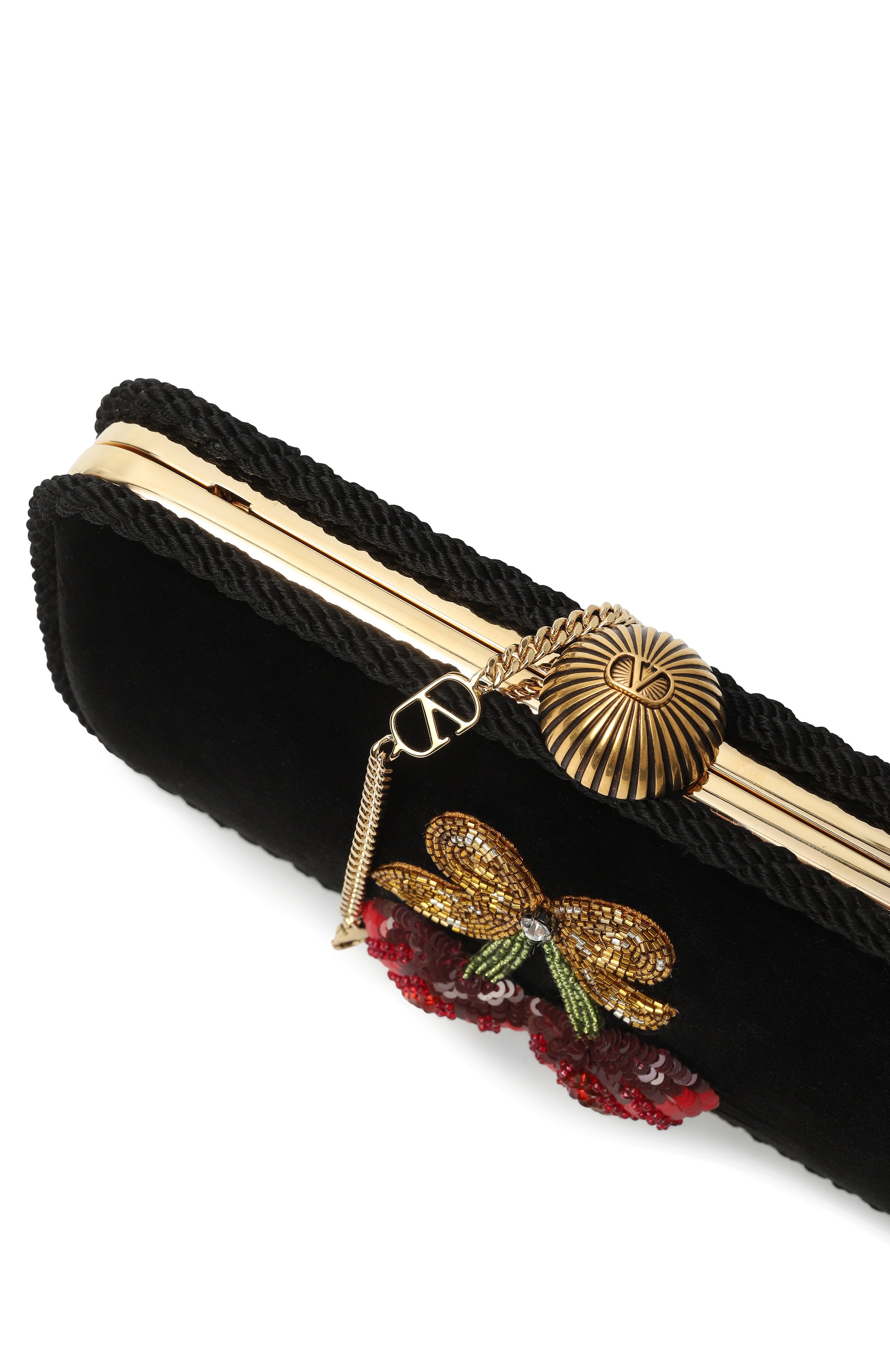 Клатч carry secrets VALENTINO черного цвета по цене 493500 руб., арт. 7W2B0S02/CEX, фото 3 Клатч carry secrets VALENTINO, арт. 7W2B0S02/CEX, фото 3