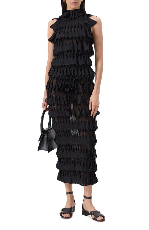Юбка из вискозы Missoni DS25SH1F/BK01BJ Чёрный  DS25SH1F/BK01BJ Фото 2