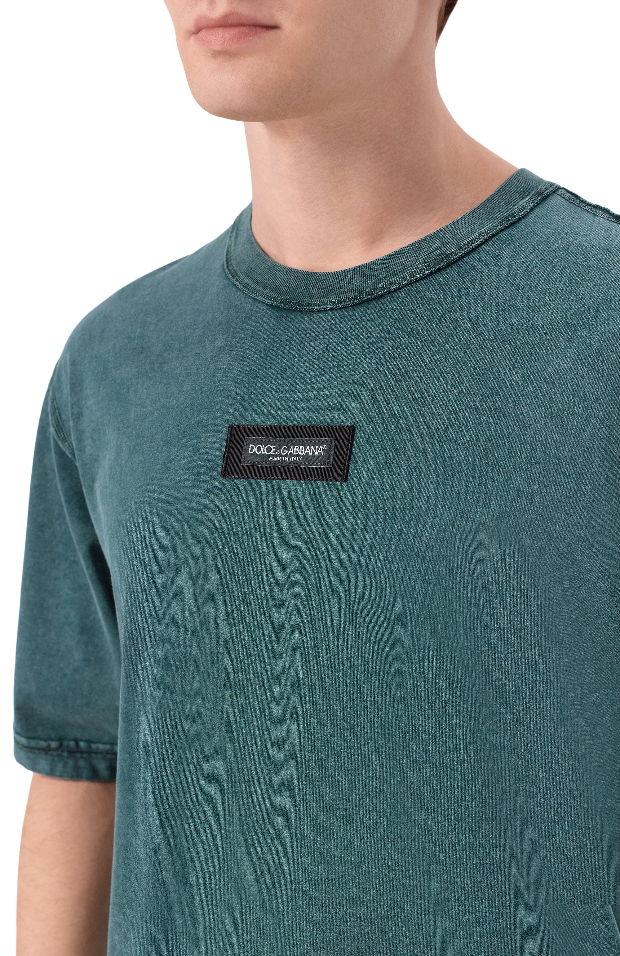 Хлопковая футболка DOLCE & GABBANA, арт. G8RI4T/G7P10, фото 5