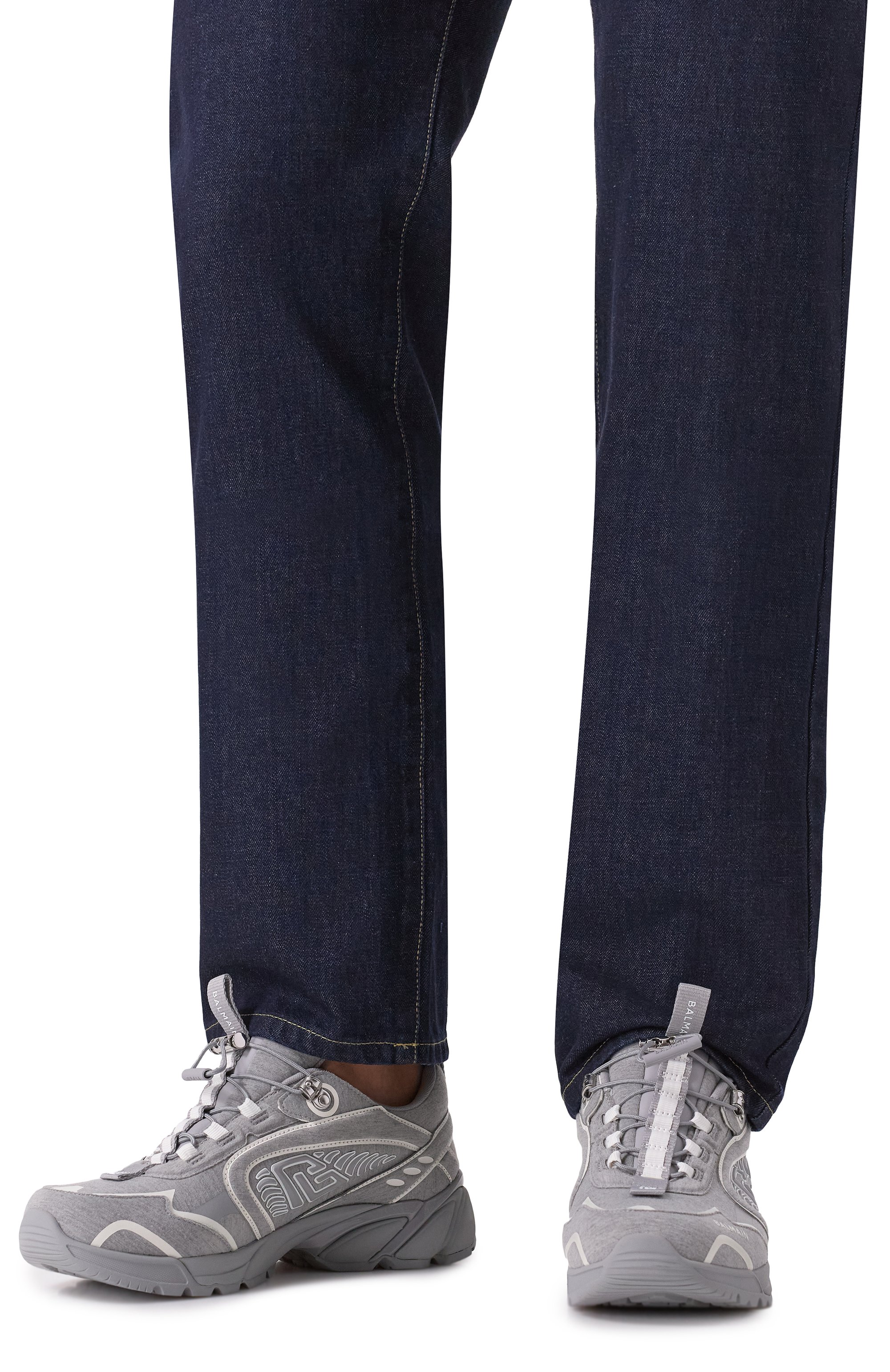 Текстильные кроссовки cosmic dust BALMAIN, арт. EM1VI357/TMG0, фото 3