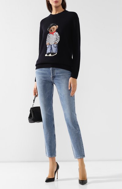 Кашемировый пуловер RALPH LAUREN темно-синего цвета по цене 274000 руб., арт. 290771850, фото 2 Кашемировый пуловер RALPH LAUREN, арт. 290771850, фото 2