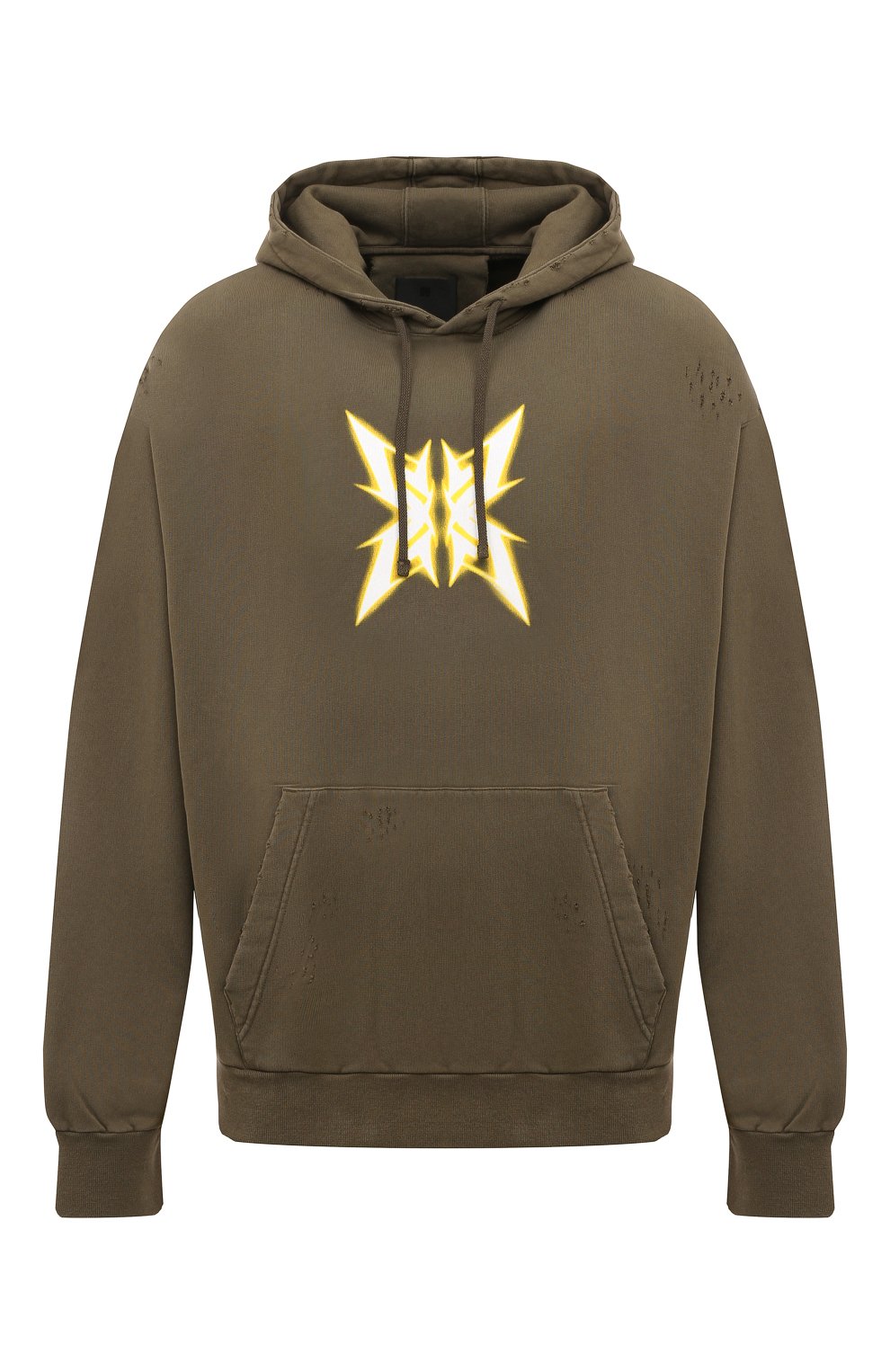 Хлопковое худи GIVENCHY хаки цвета по цене 128000 руб., арт. BMJ0LA3YGH, фото 1 Хлопковое худи GIVENCHY, арт. BMJ0LA3YGH, фото 1